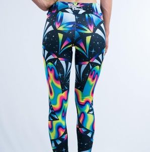 Electro threads multi color leggings